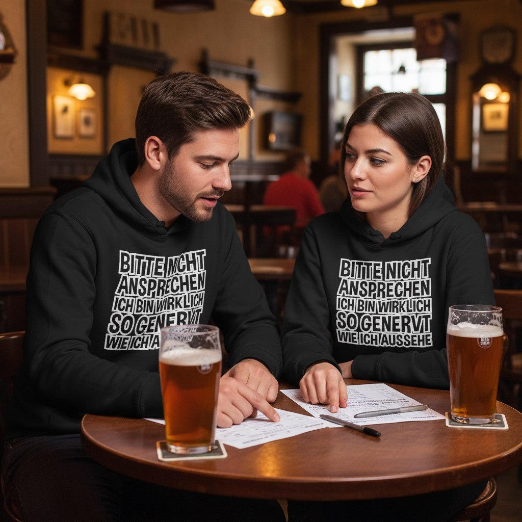 Bitte nicht ansprechen ich bin genervt - Unisex Hoodie