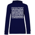 Bitte nicht ansprechen ich bin genervt - Damen Hoodie Navy Blue