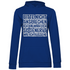 Bitte nicht ansprechen ich bin genervt - Damen Hoodie Royal