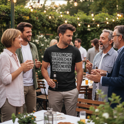 Bitte nicht ansprechen ich bin genervt - Herren Shirt