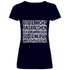 Bitte nicht ansprechen ich bin genervt - V-Neck Damenshirt Deep Navy