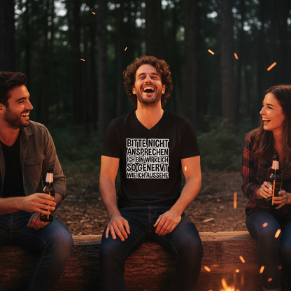 Bitte nicht ansprechen ich bin genervt - Herren V-Neck Shirt