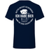 Bitte nicht schubsen - Herren V-Neck Shirt Navy
