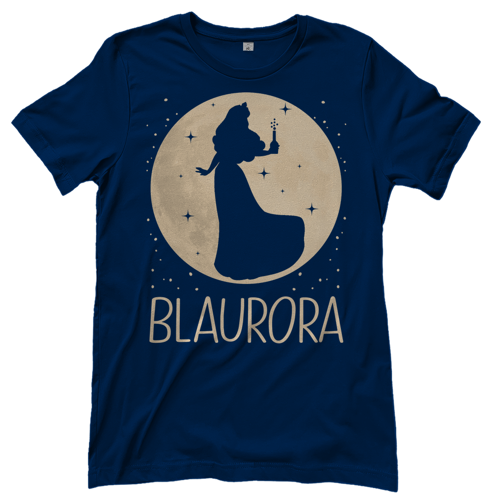 Mond Prinzessin - Blaurora - Damenshirt Navy