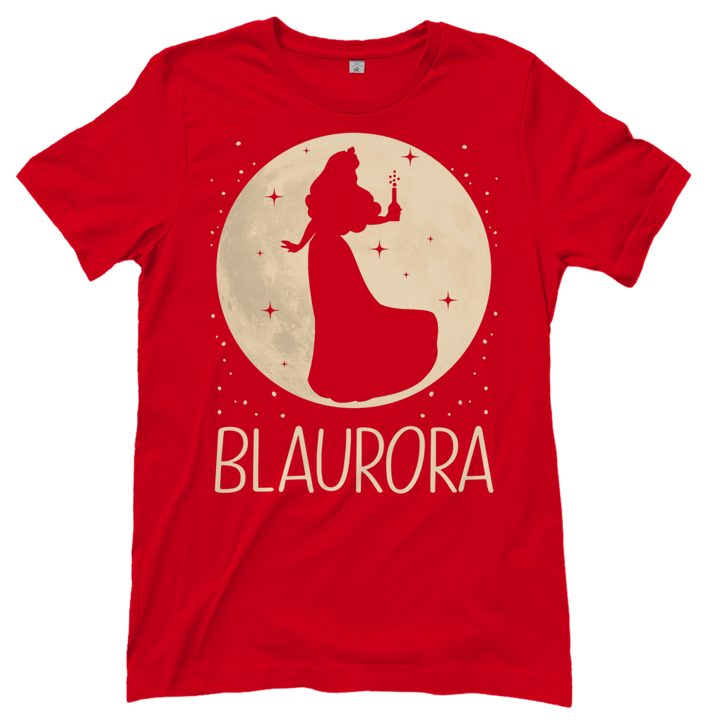 Mond Prinzessin - Blaurora - Damenshirt Red