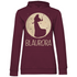 Mond Prinzessin - Blaurora - Damen Hoodie Wine