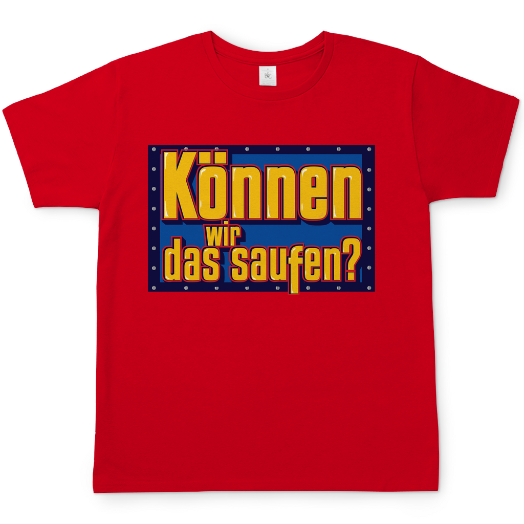Können wir das saufen? Bob der Baumeister - Herren Shirt Red