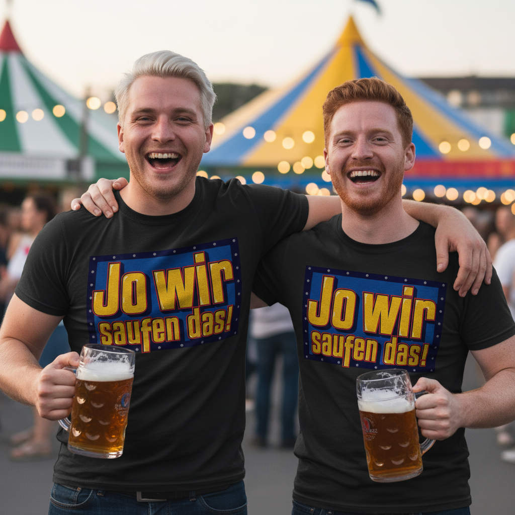 Jo wir saufen das - Bob der Baumeister - Herren Shirt