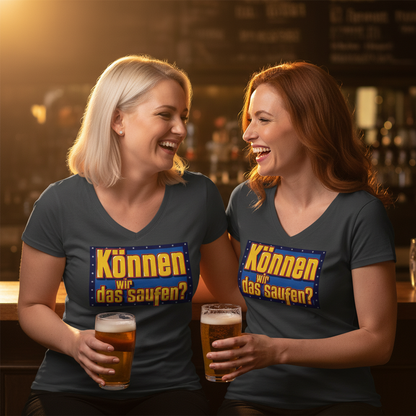 Können wir das saufen? Bob der Baumeister - V-Neck Damenshirt