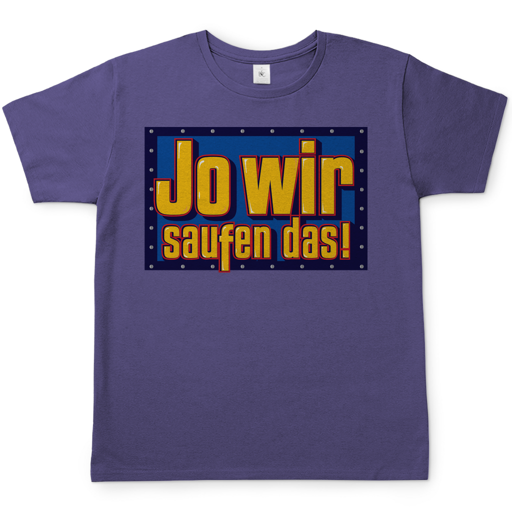 Jo wir saufen das - Bob der Baumeister - Herren Shirt Millennial Lilac