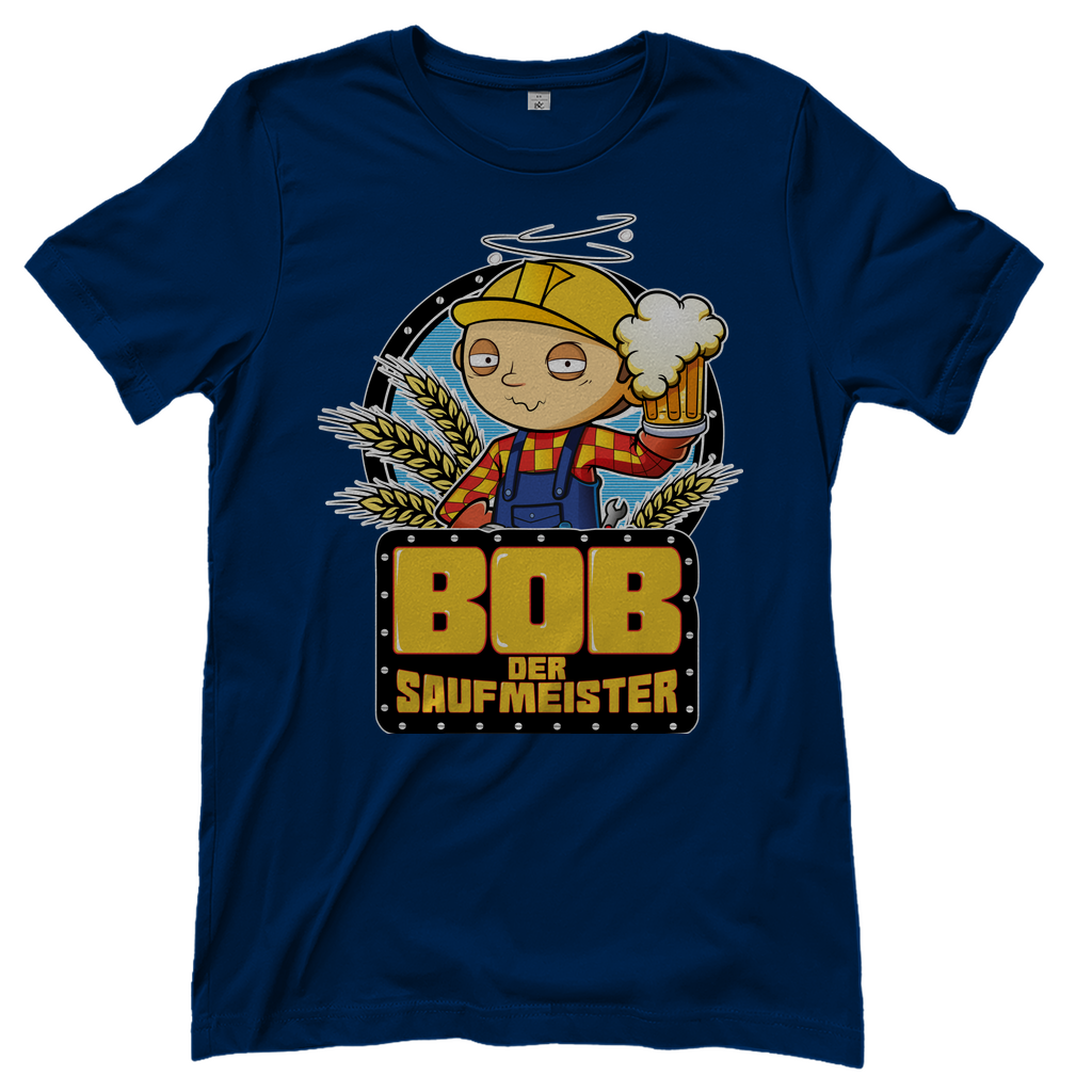 Bob der Baumeister Saufmeister - Damenshirt Navy