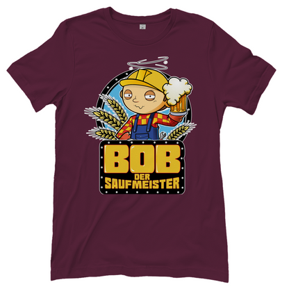 Bob der Baumeister Saufmeister - Damenshirt Burgundy