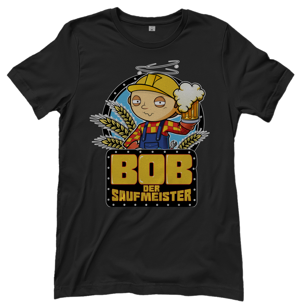 Bob der Baumeister Saufmeister - Damenshirt Black