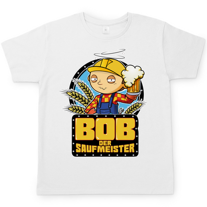 Bob der Baumeister Saufmeister - Herren Shirt White