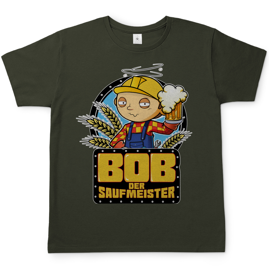 Bob der Baumeister Saufmeister - Herren Shirt Urban Khaki