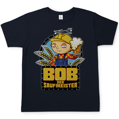 Bob der Baumeister Saufmeister - Herren Shirt Navy