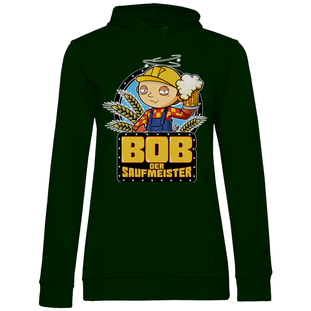 Bob der Baumeister Saufmeister - Damen Hoodie Forest Green