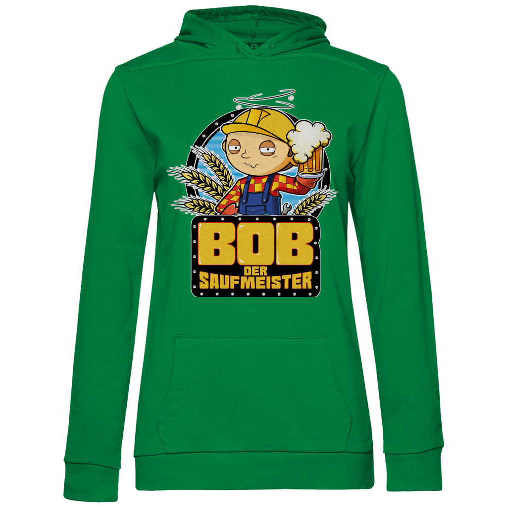 Bob der Baumeister Saufmeister - Damen Hoodie Kelly Green