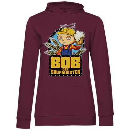 Bob der Baumeister Saufmeister - Damen Hoodie Wine