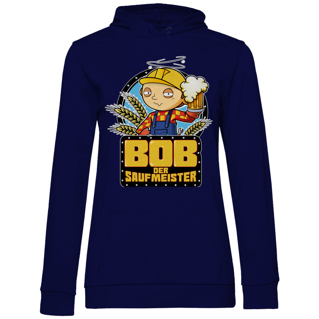 Bob der Baumeister Saufmeister - Damen Hoodie Navy Blue
