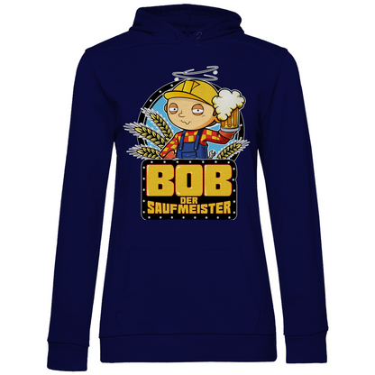 Bob der Baumeister Saufmeister - Damen Hoodie Navy Blue