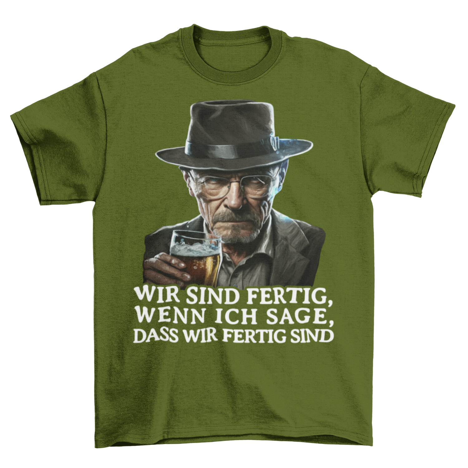 Heisenberg wir sind fertig - Herren Shirt Urban Khaki