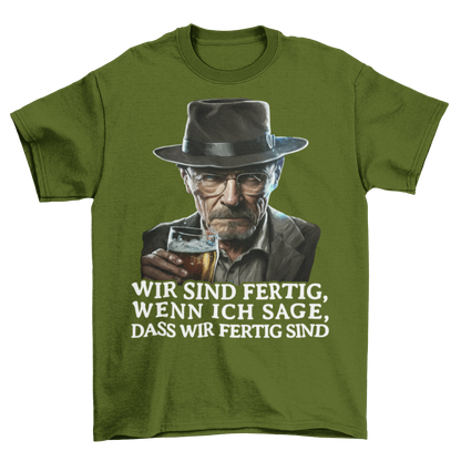 Heisenberg wir sind fertig - Herren Shirt Urban Khaki