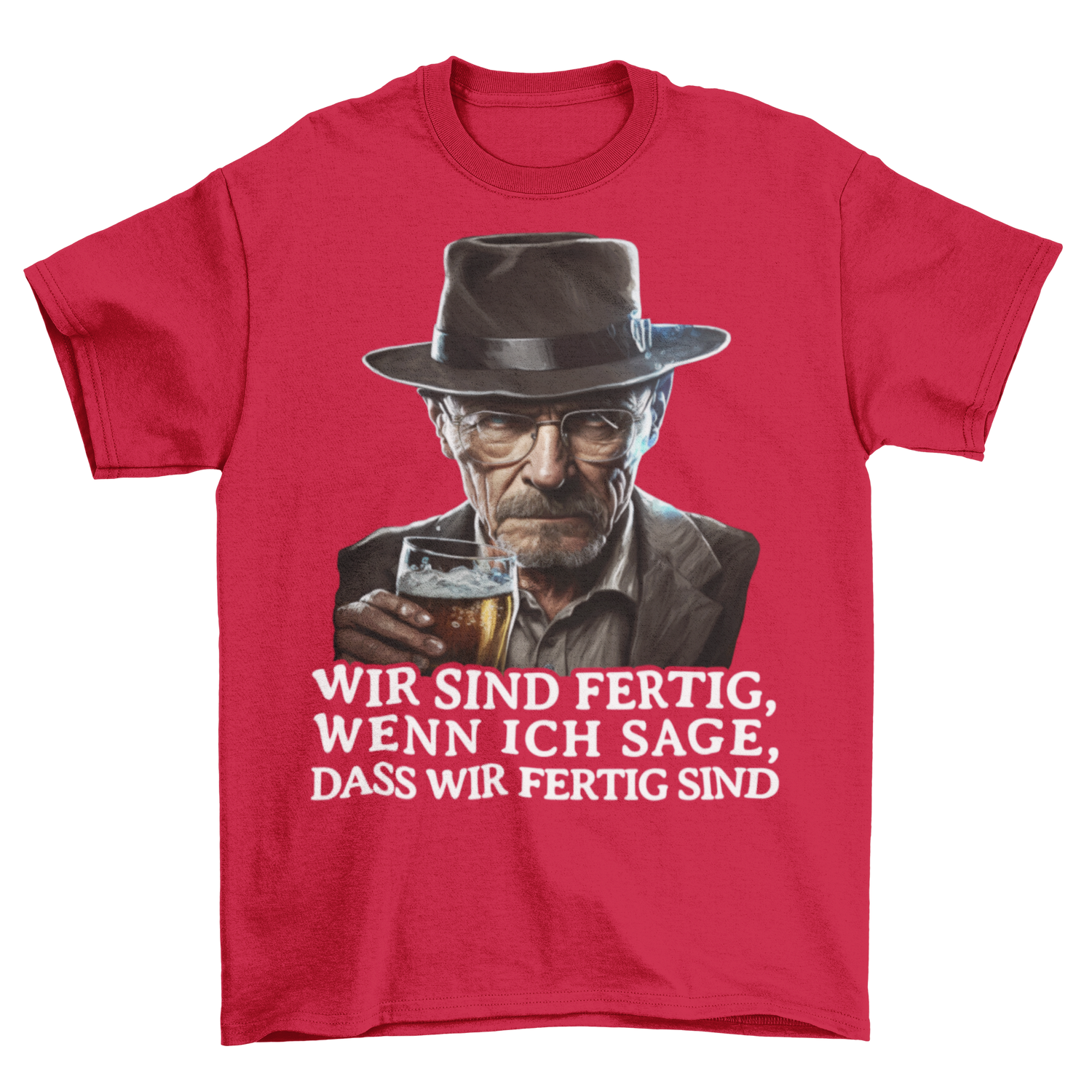 Heisenberg wir sind fertig - Herren Shirt Red