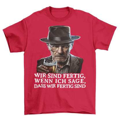 Heisenberg wir sind fertig - Herren Shirt Red