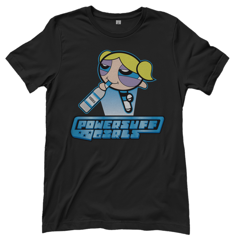 Bubbles Powersuff Powerpuff Girls - Damenshirt Black