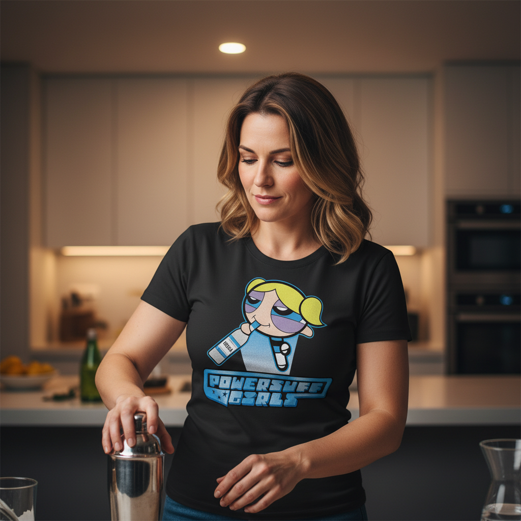 Bubbles Powersuff Powerpuff Girls - Damenshirt