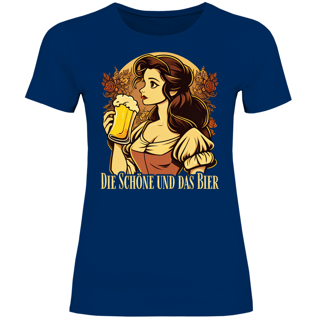 Die Schöne und das Bier Belle - Damenshirt