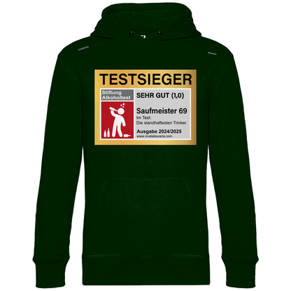 Testsieger Saufmeister 69 - Unisex Hoodie Forest Green