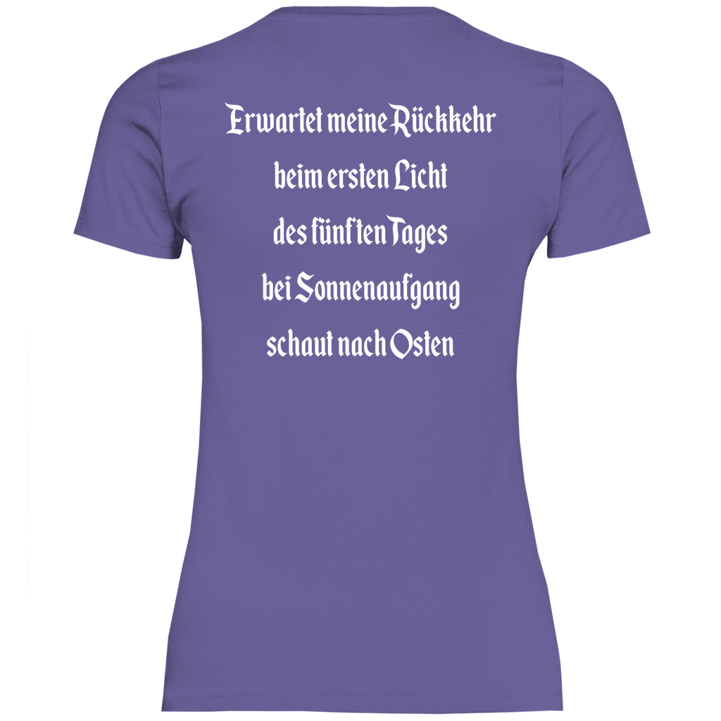 Ich gehe jetzt Bier trinken HDR - Beidseitiger Druck - Damenshirt