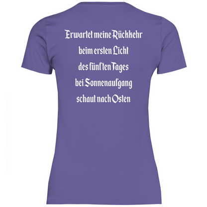 Ich gehe jetzt Bier trinken HDR - Beidseitiger Druck - Damenshirt