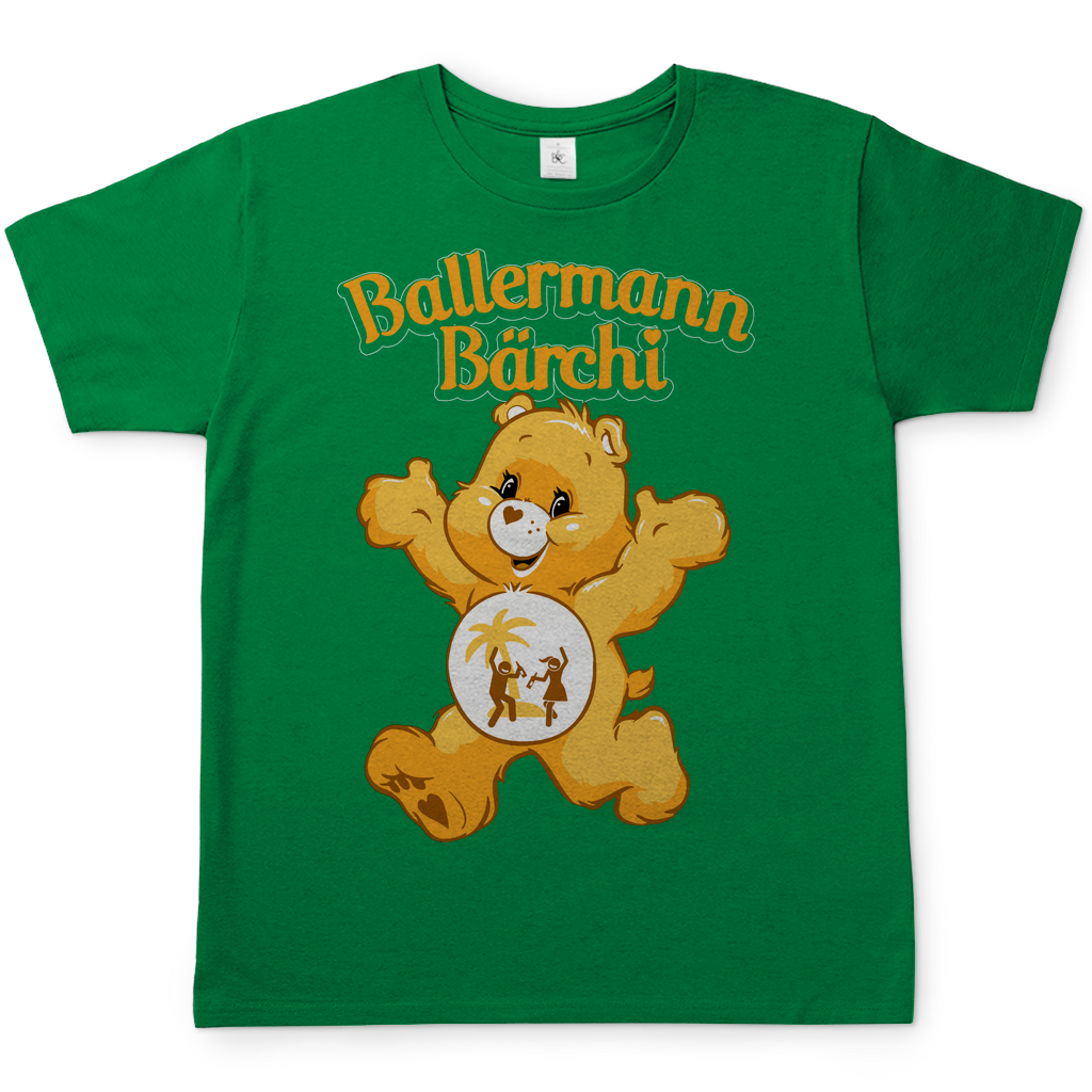 Ballermann Bärchi - Glücksbärchi - Herren Shirt Kelly Green
