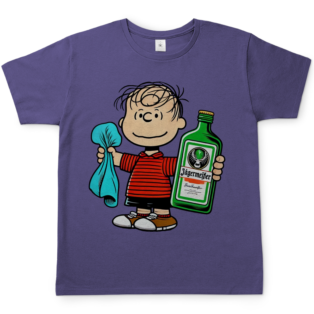 Linus van Pelt mit Jäger -  Die Peanuts - Herren Shirt