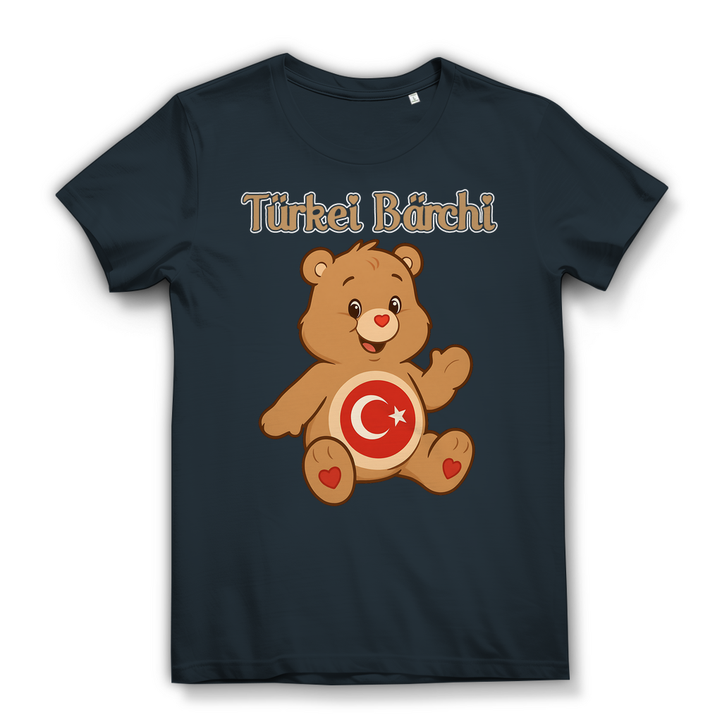 Türkei Bärchi - Glücksbärchi - Damen Premium Bio T-Shirt Dark Grey