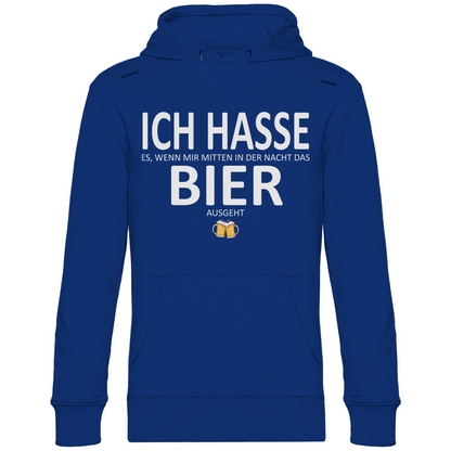 Hasse es wenn mir Bier ausgeht - Unisex Hoodie