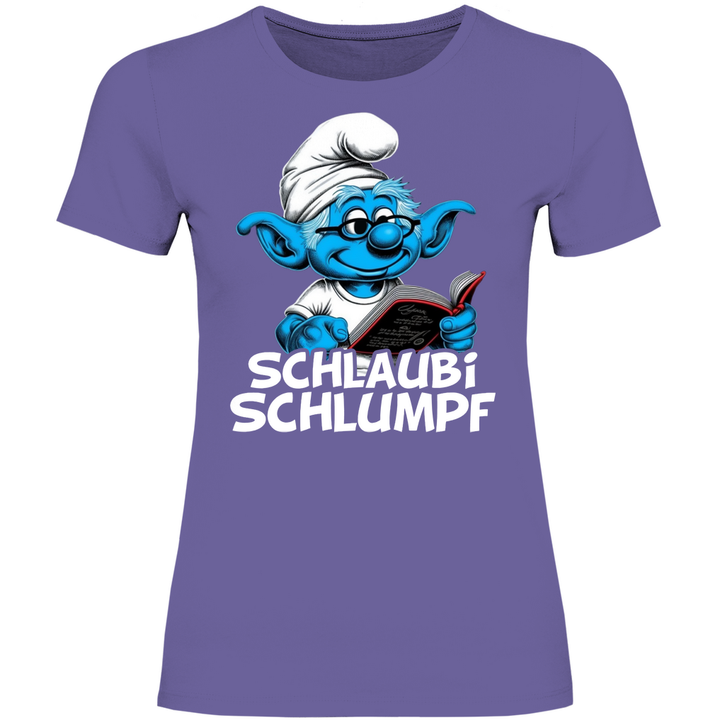 Schlaubi Schlumpf Grafik - Damenshirt