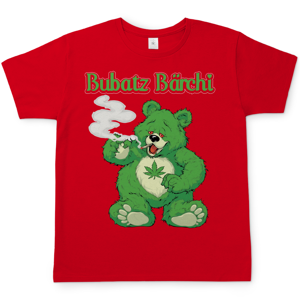 Bubatz Bärchi - Glücksbärchi - Herren Shirt Red