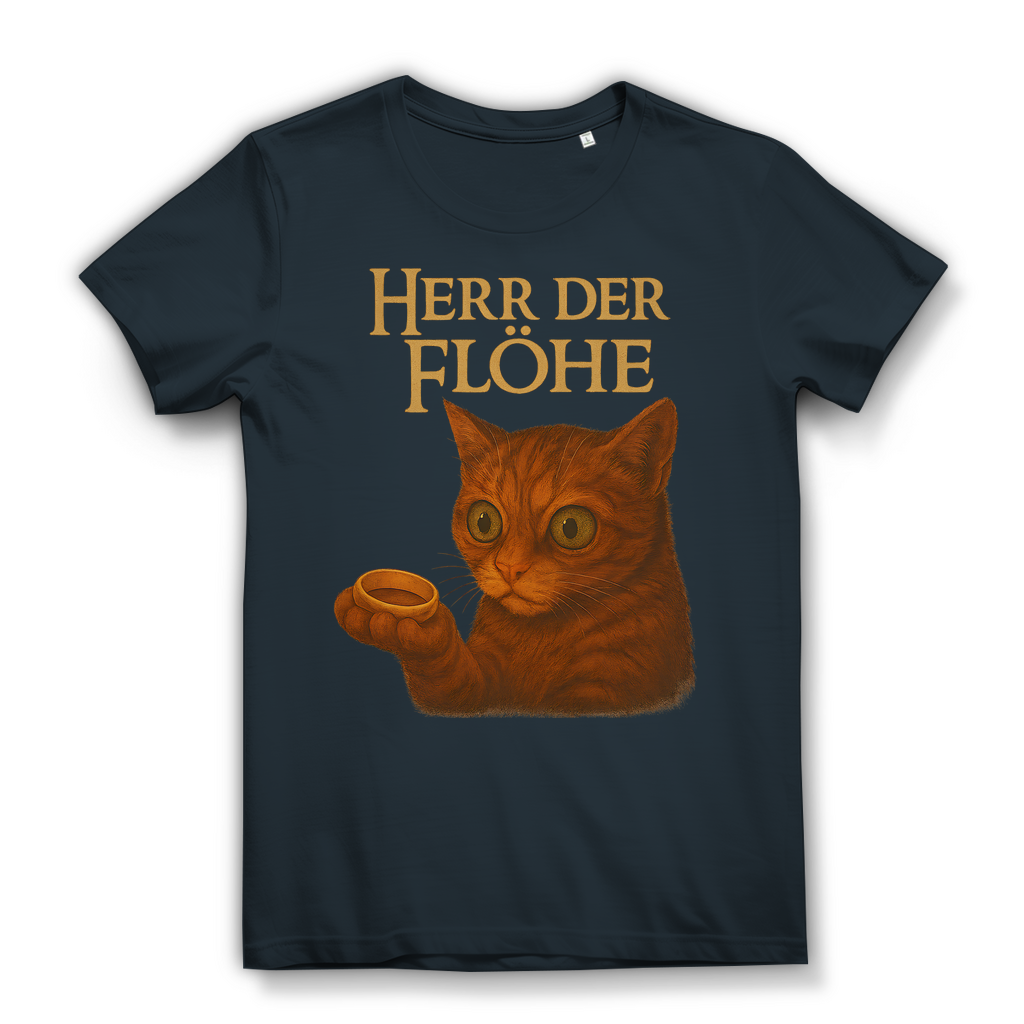 Herr der Flöhe - Damen Premium Bio T-Shirt Dark Grey