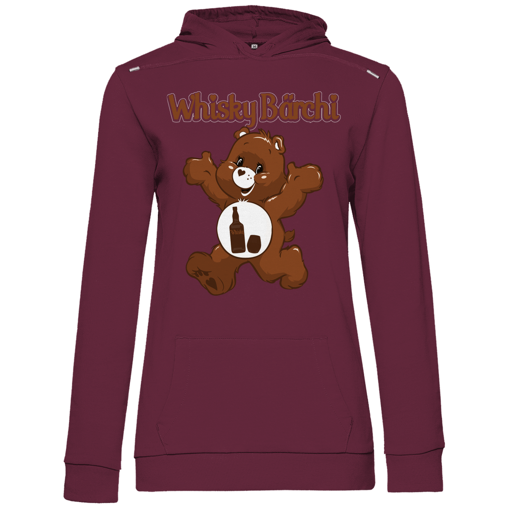 Whisky Bärchi - Glücksbärchi - Damen Hoodie Wine