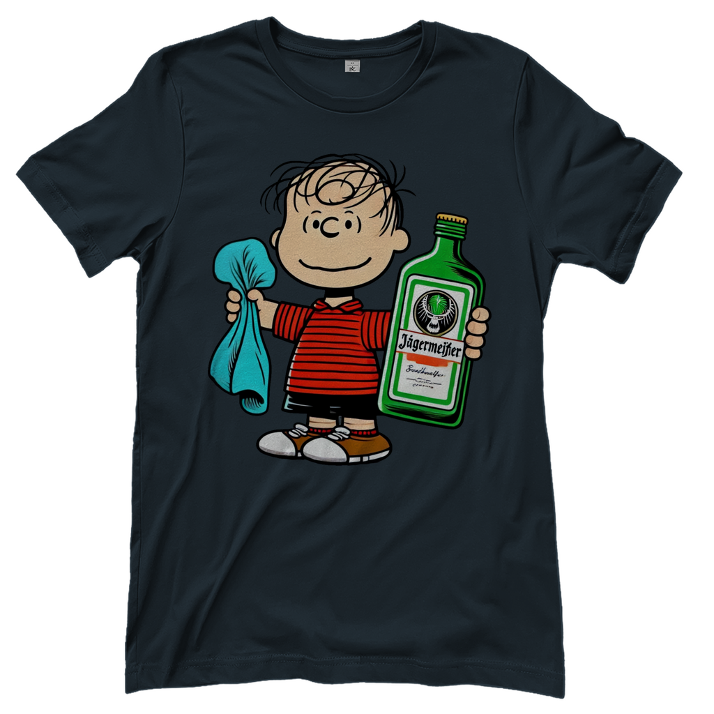 Linus van Pelt mit Jäger -  Die Peanuts - Damenshirt