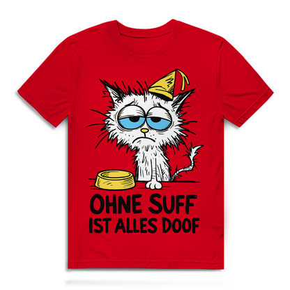 Suffkatze ohne Suff ist alles Doof - Herren Premium Bio T-Shirt