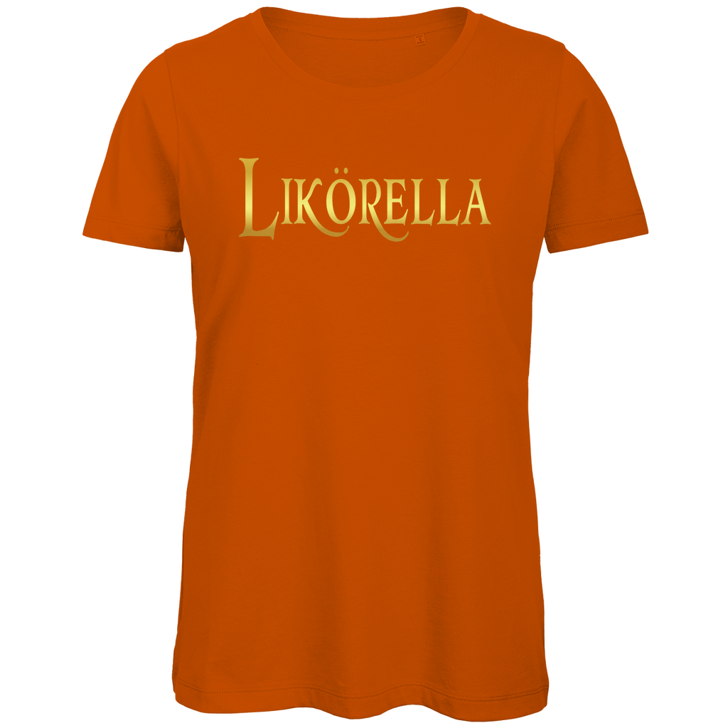Likörella - Prinzessin Gold - Damen Premium Bio T-Shirt Urban Orange