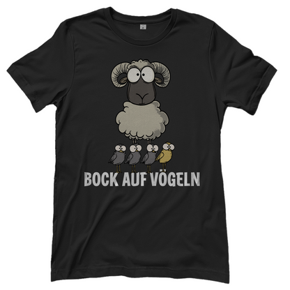 Bock auf Vögeln - Damenshirt Black
