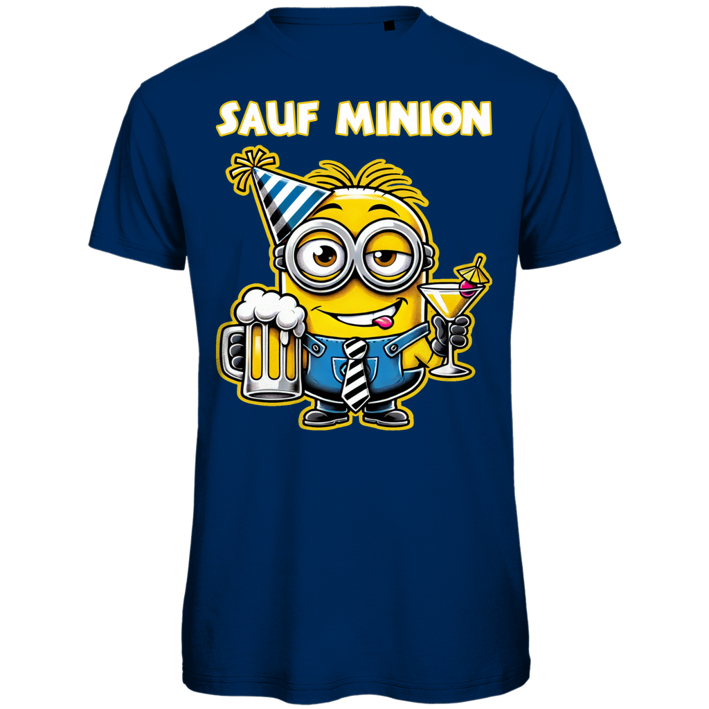 Sauf Minion - Herren Premium Bio T-Shirt