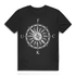 Compass Shirt Herren Kompass Windrose F U C K Funshirt Navigator Lustig Männer Black