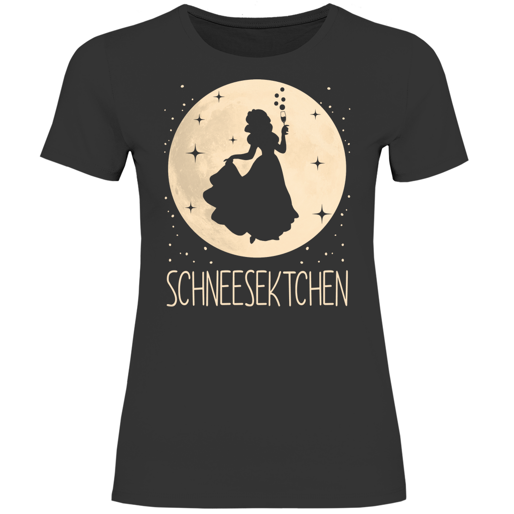 Mond Prinzessin - Schneesektchen - Damenshirt